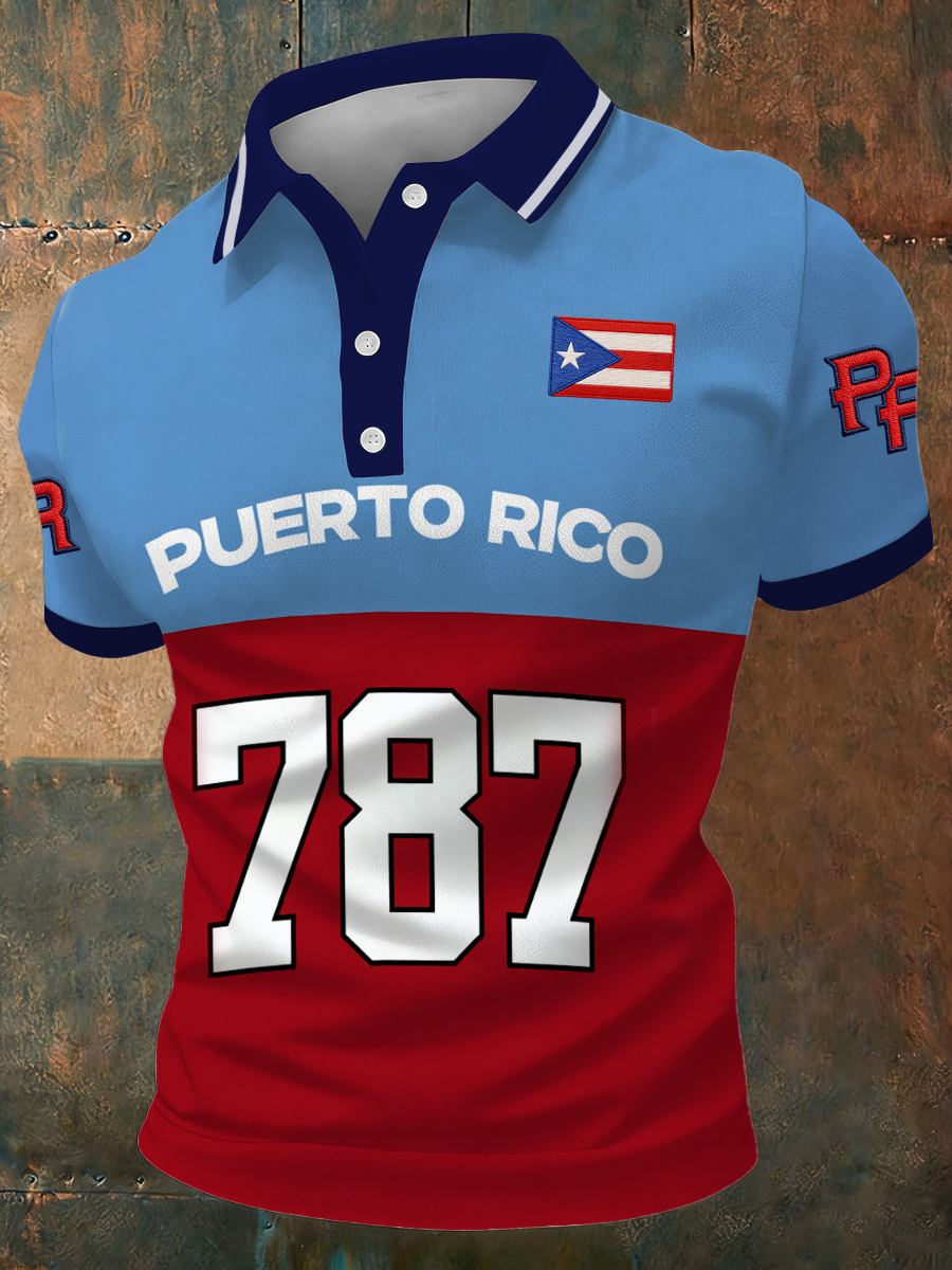 Men's Puerto Rico 787 Baseball Shirt