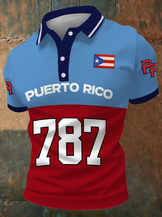Men's Puerto Rico 787 Baseball Shirt