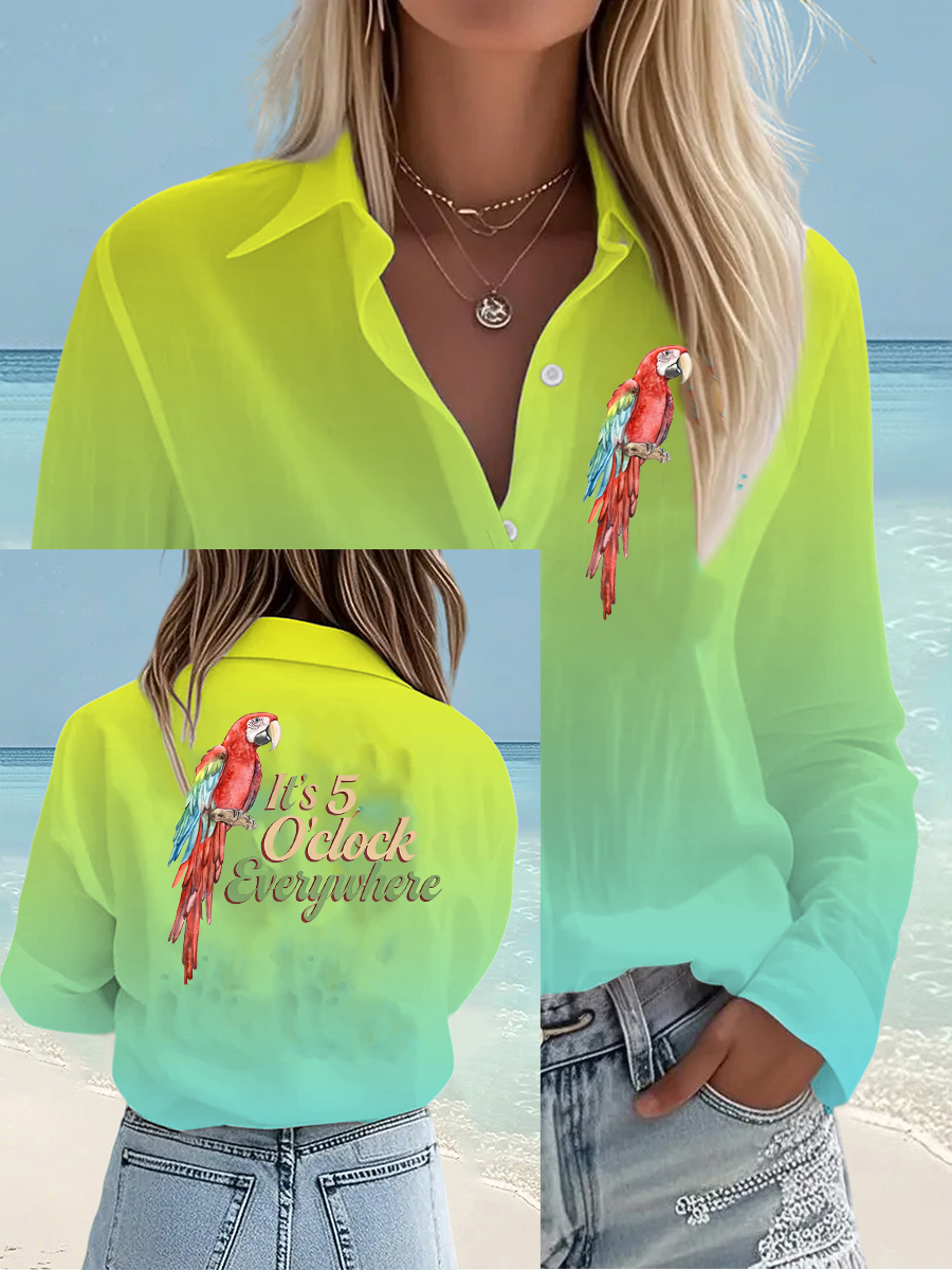 Women's Jimmy Buffet style It‘s 5 O'clock Everywhere shirts