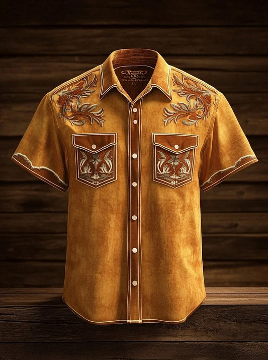 Men's Western Yoke Short Sleeve Shirt
