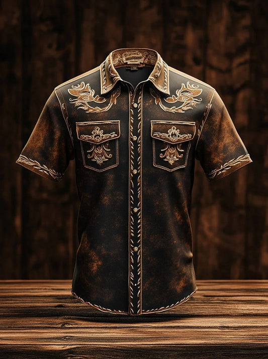 Men's Western Yoke Short Sleeve Shirt