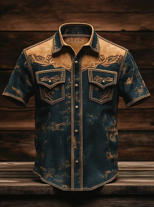Men's Western Yoke Short Sleeve Shirt