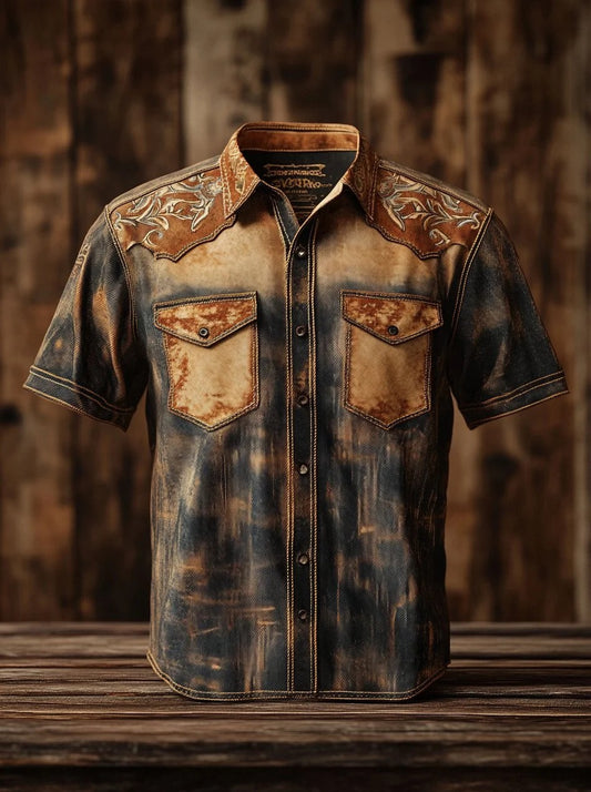 Men's Western Yoke Short Sleeve Shirt