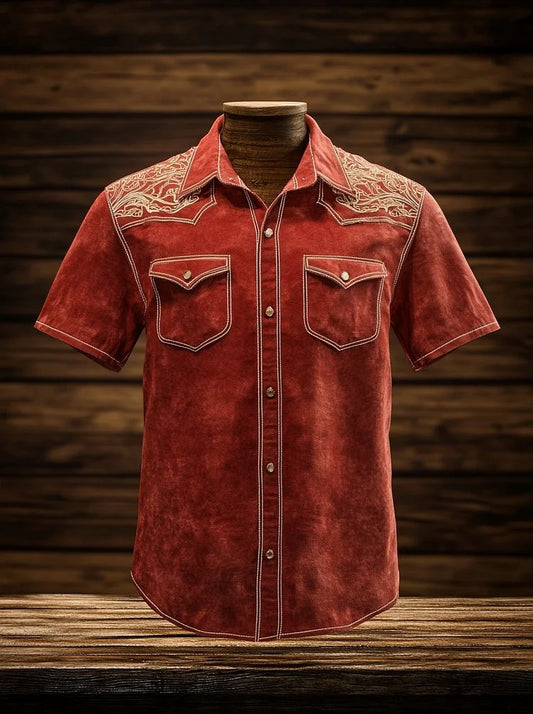 Men's Western Yoke Short Sleeve Shirt
