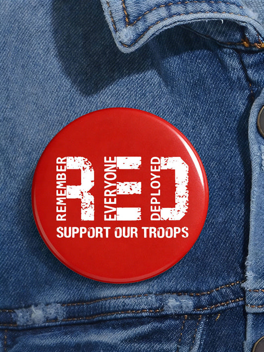 Red Friday Printed Badge