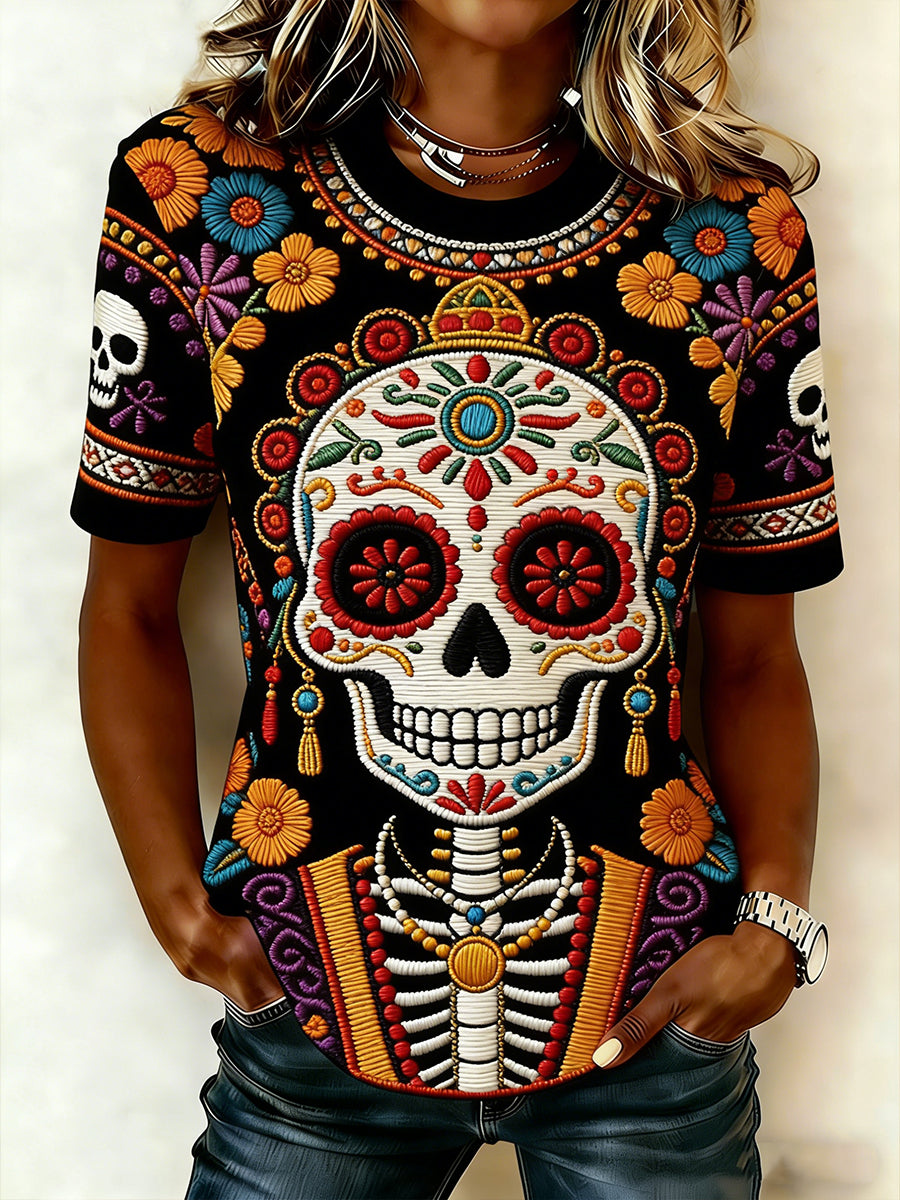 Women's Mexican Art Cinco de Mayo T-Shirt