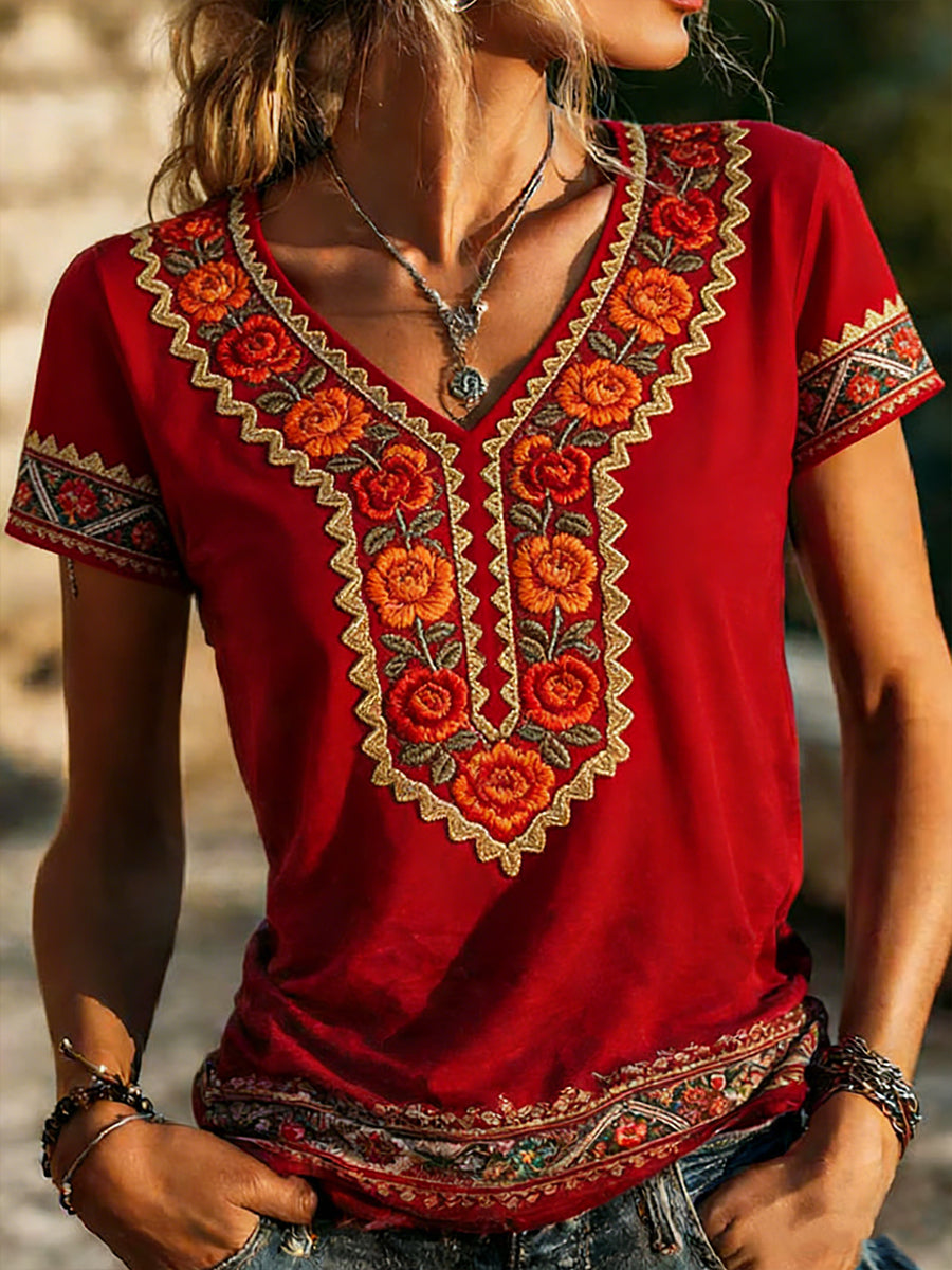 Women's Mexican Art Cinco de Mayo T-Shirt