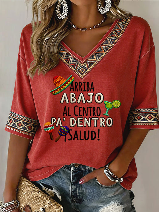 Women's Retro Cinco de Mayo T-Shirt