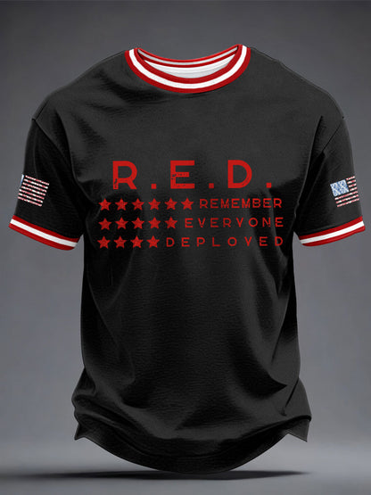 Men's Wear I wear red on Friday T-shirts