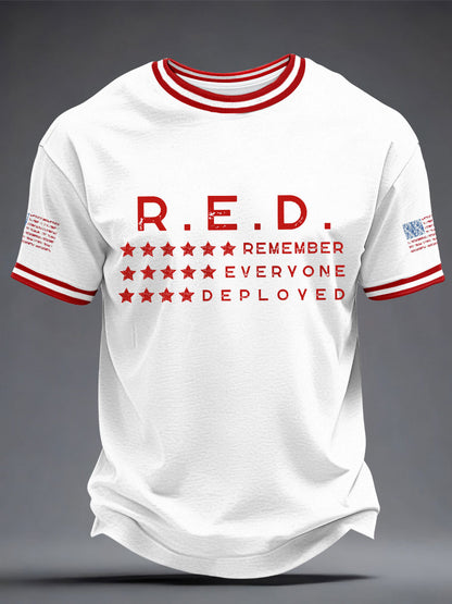 Men's Wear I wear red on Friday T-shirts