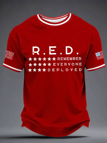 Men's Wear I wear red on Friday T-shirts