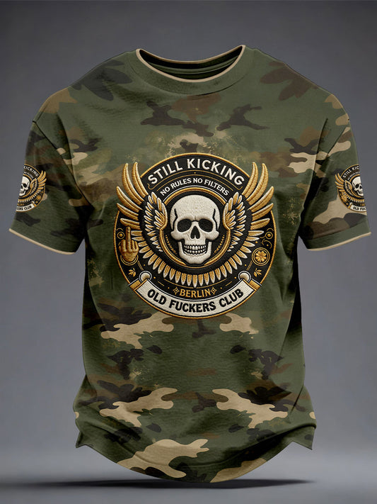 Men's Old Fuckers Club Camouflage T-Shirts