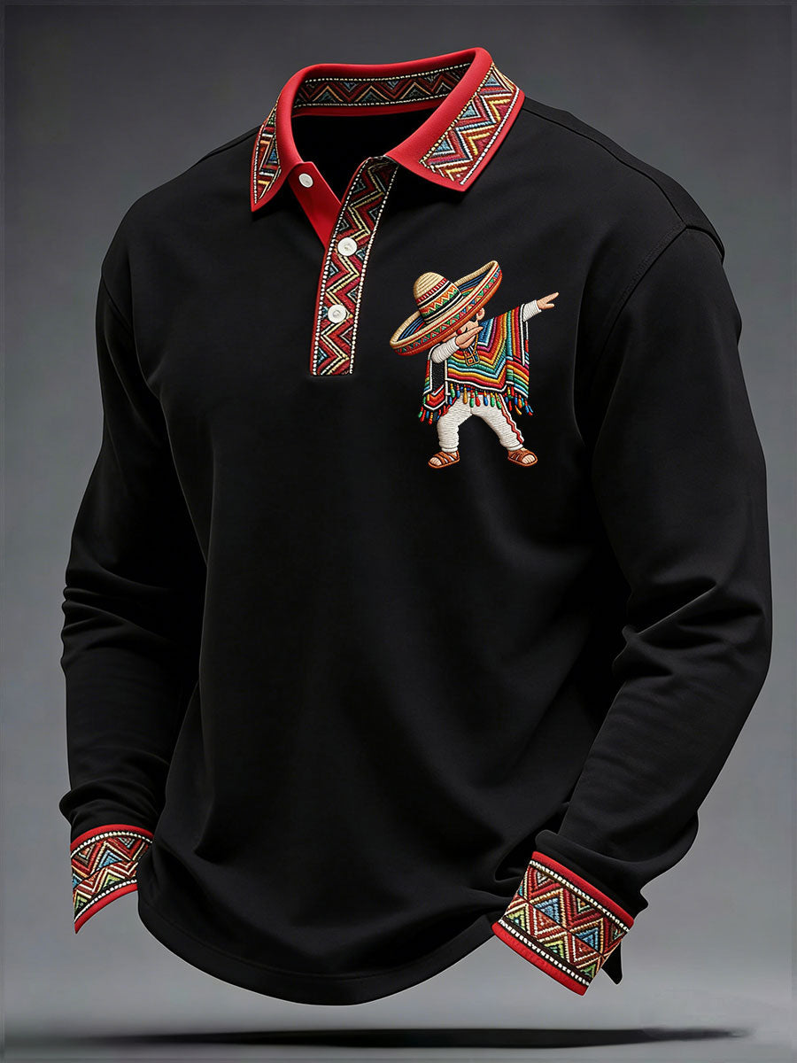 Men's Cinco de Mayo Printed Casual Shirt