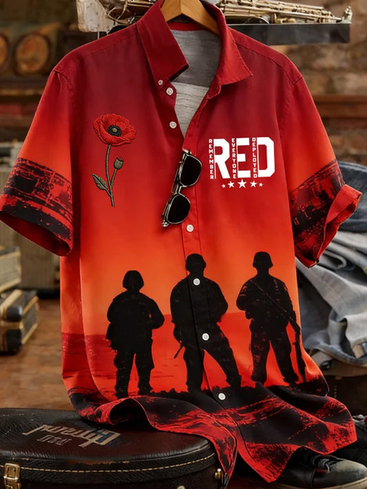 Retro Anniversary Art Print Casual Top