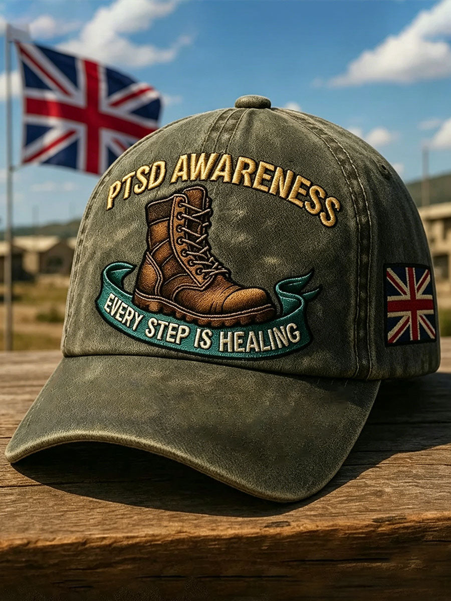 Unisex PTSD Awareness Art Printed Hat