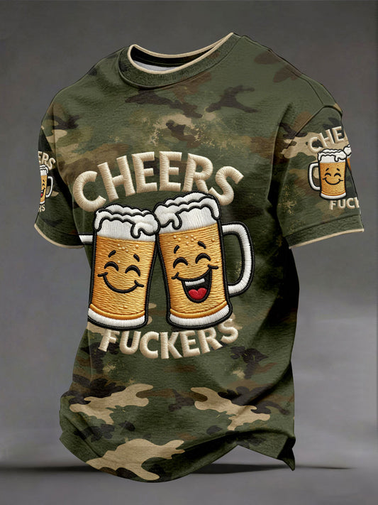 Men's 'Cheers fuckers' T-shirts