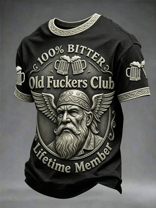 Men's '100% Bitter Old Fuckers Club' T-shirts