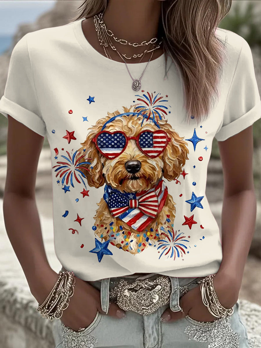 Women's Independence Day Dog