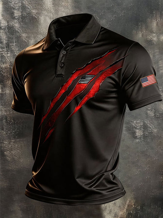 Men's Independence Day Flag Tops