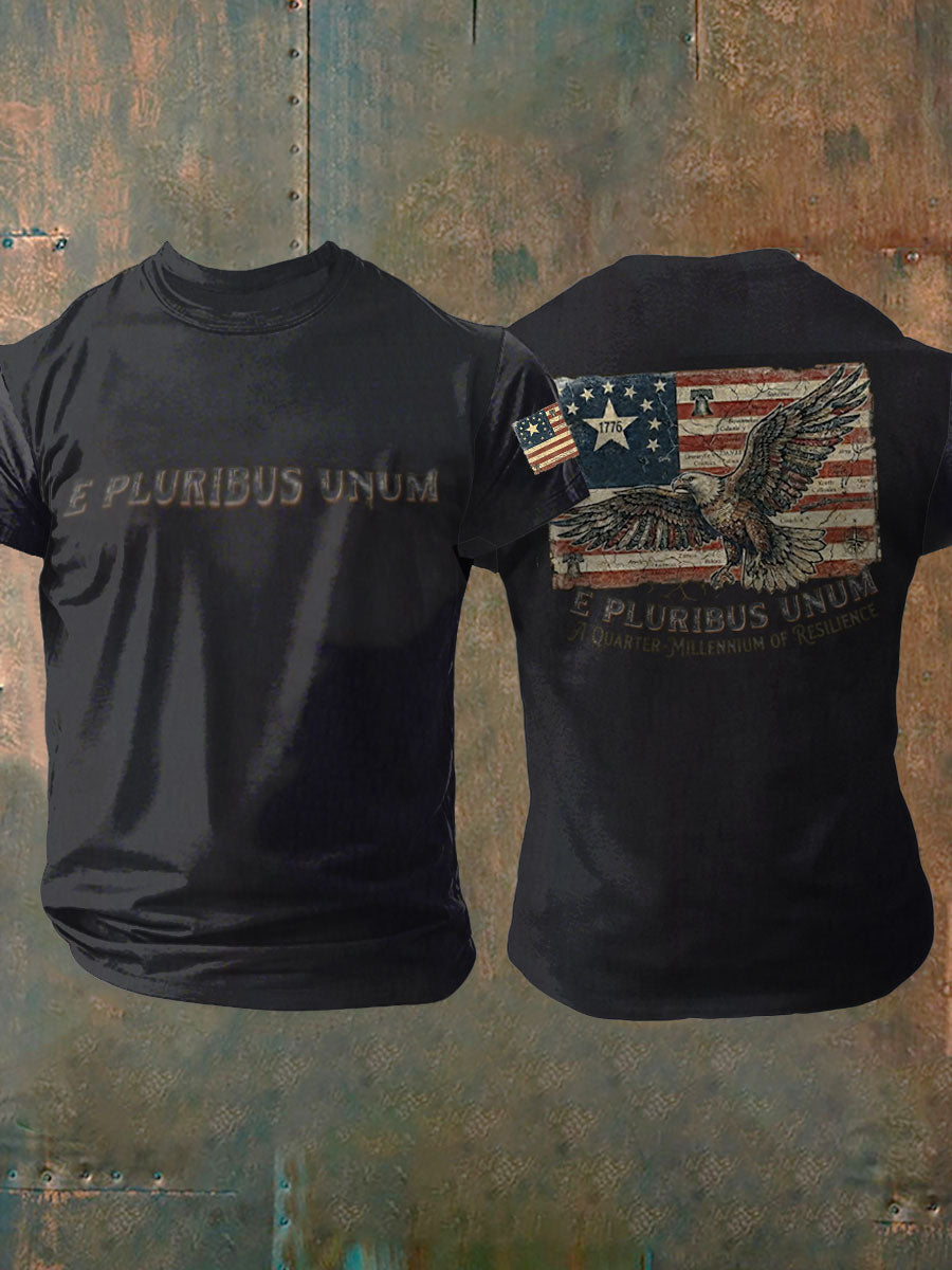 Men's E pluribus unum Printed short sleeves t-shirt