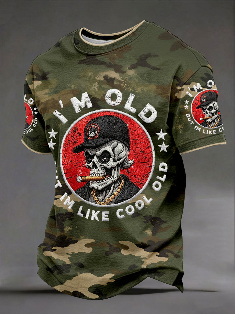 Men's "I'm old out I'm like cool old" T-shirts