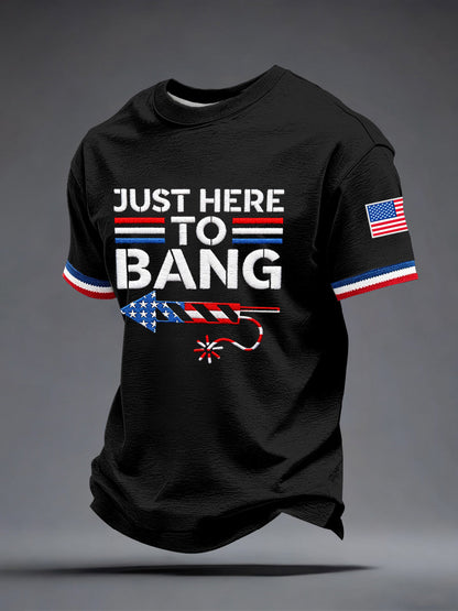 Men's Just Here To Bang T-Shirt