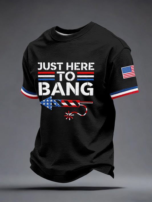 Men's Just Here To Bang T-Shirt
