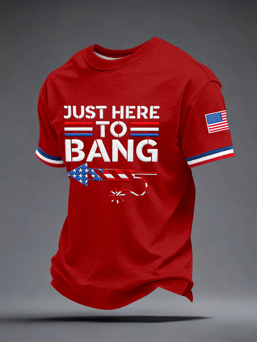 Men's Just Here To Bang T-Shirt