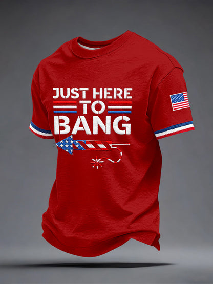 Men's Just Here To Bang T-Shirt
