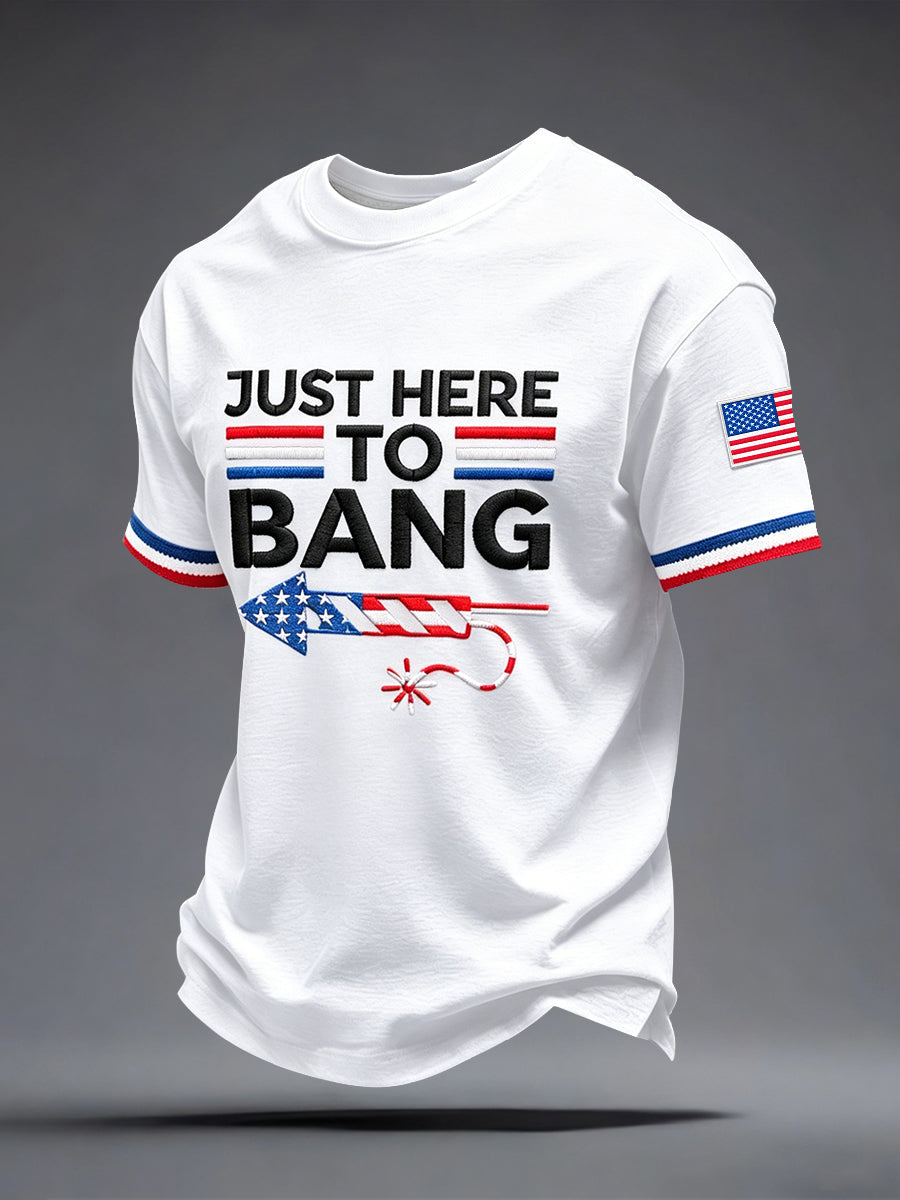 Men's Just Here To Bang T-Shirt