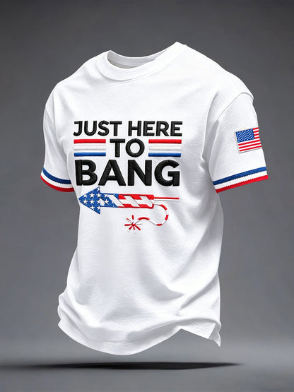 Men's Just Here To Bang T-Shirt