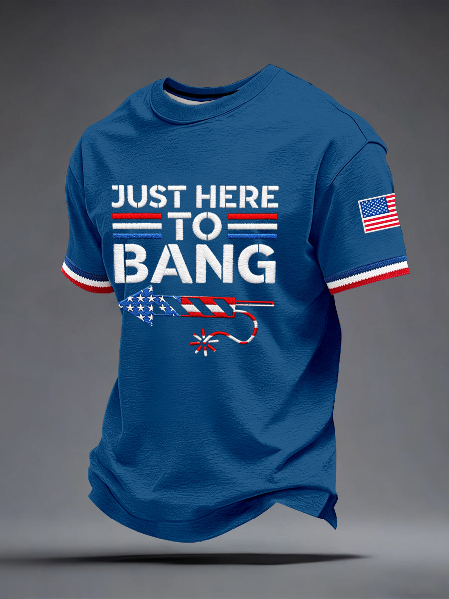Men's Just Here To Bang T-Shirt