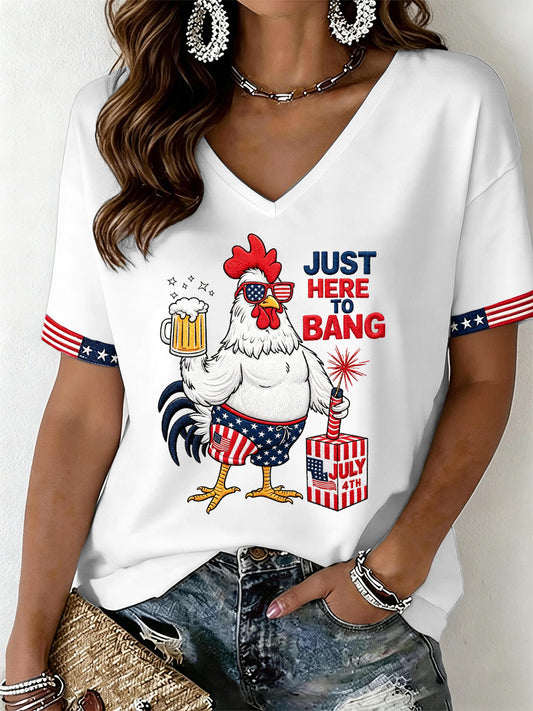 Women's Just Here to Bang T-Shirt