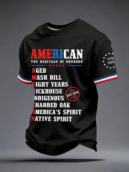 Men's American The Heritage of Bourbon T-Shirt