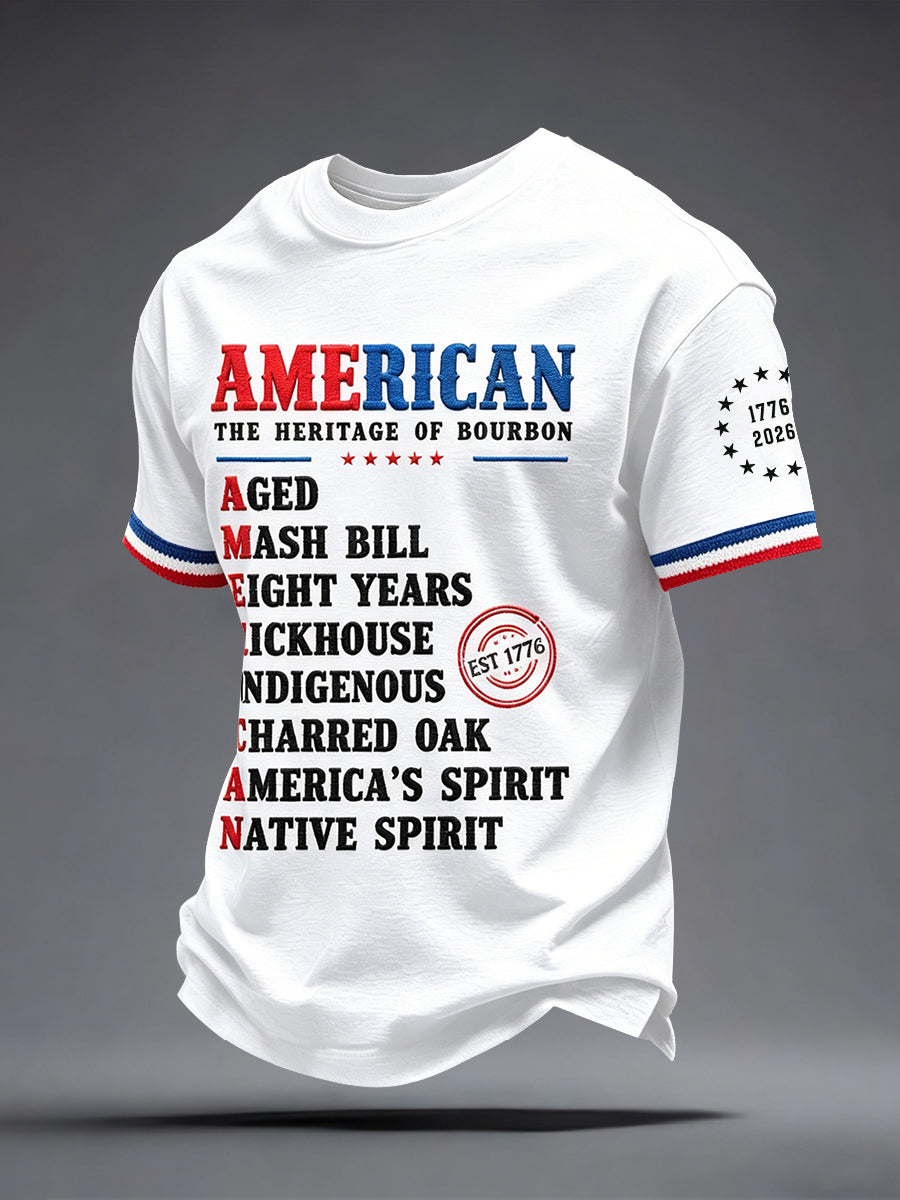 Men's American The Heritage of Bourbon T-Shirt