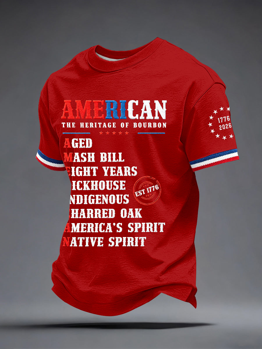 Men's American The Heritage of Bourbon T-Shirt