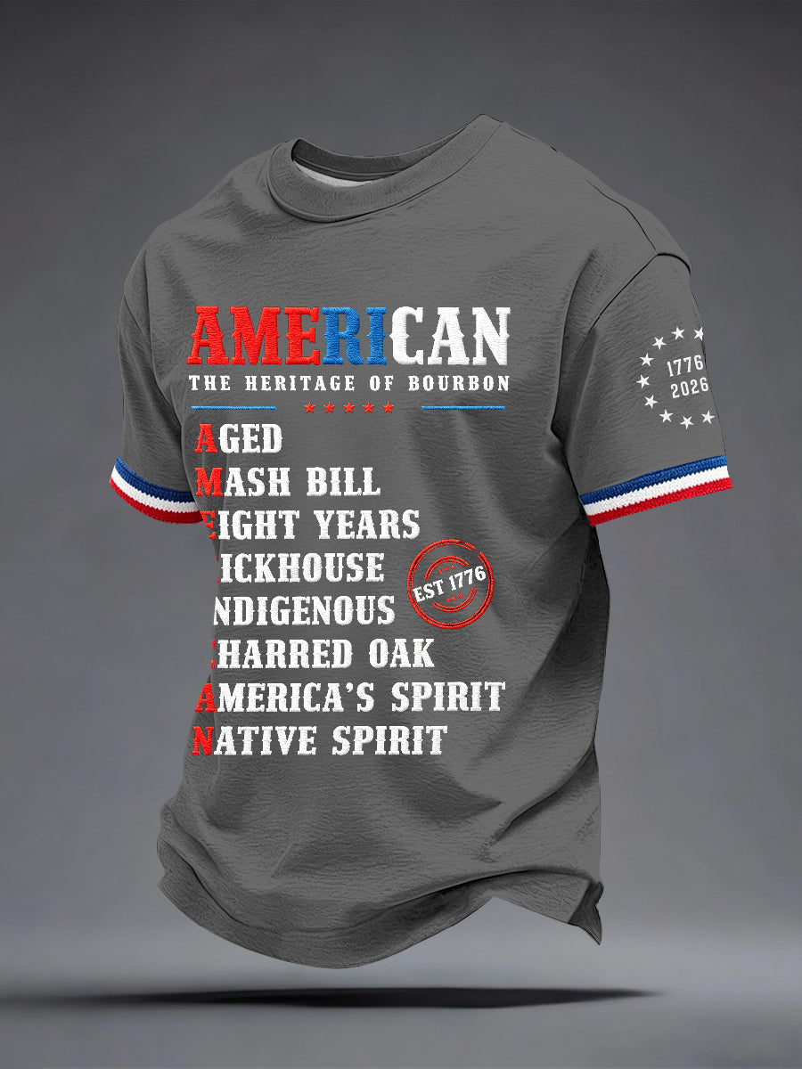 Men's American The Heritage of Bourbon T-Shirt