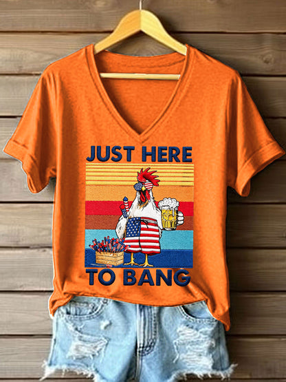 Women's Just Here To Bang T-Shirt