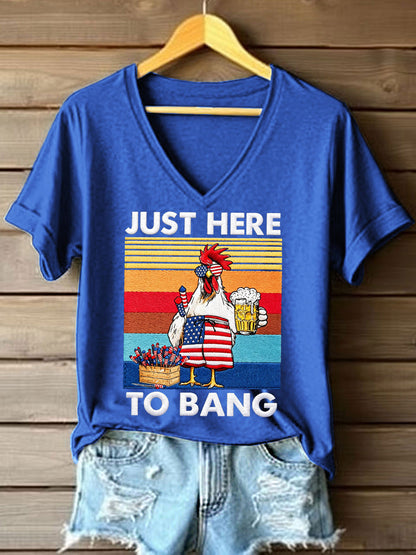 Women's Just Here To Bang T-Shirt