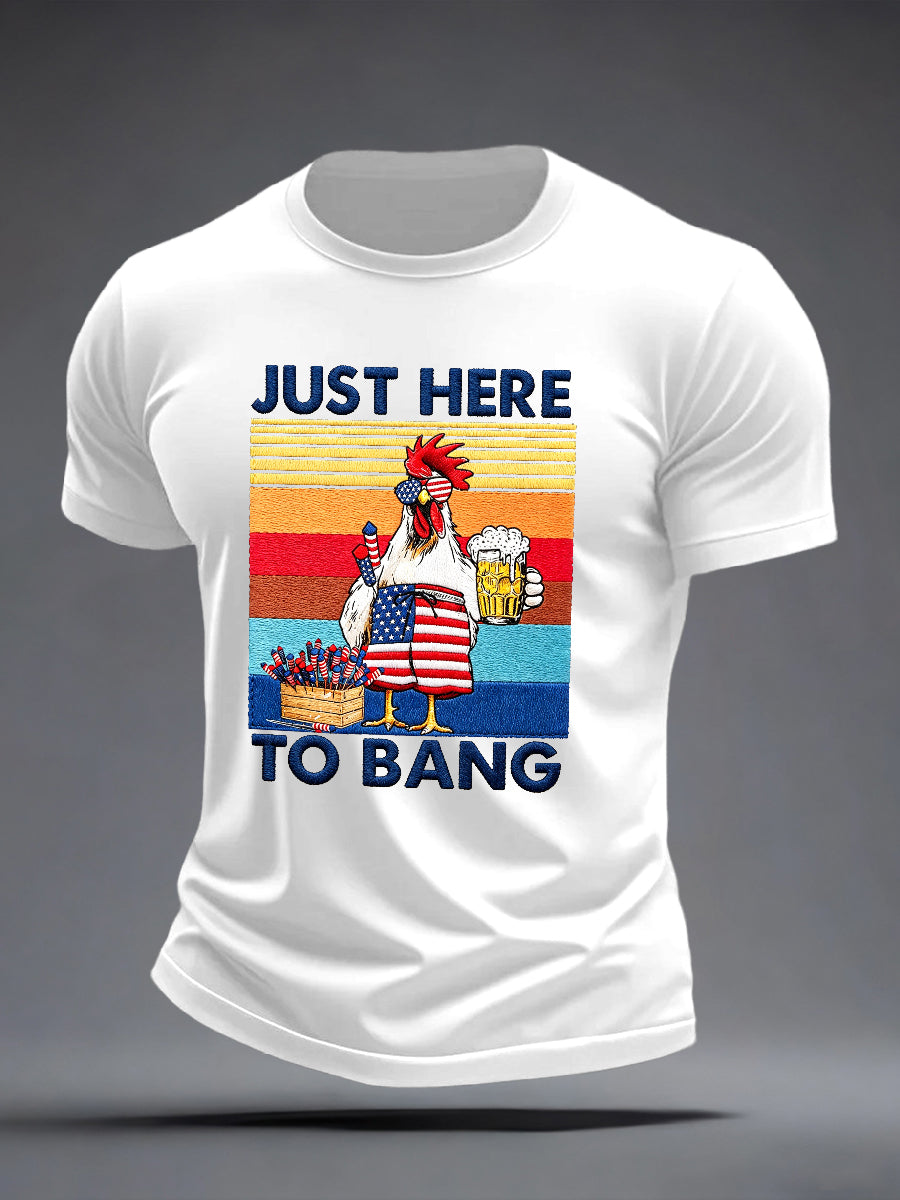 Men's Just Here To Bang T-Shirt