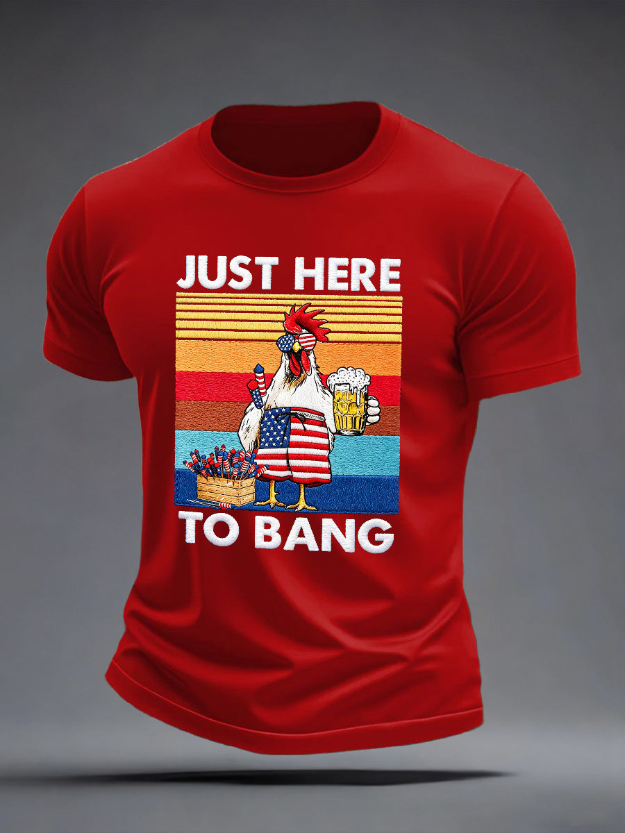 Men's Just Here To Bang T-Shirt