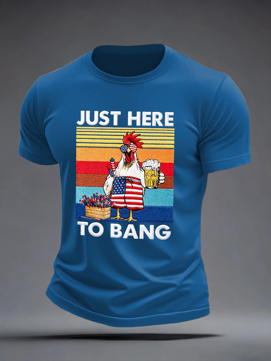 Men's Just Here To Bang T-Shirt
