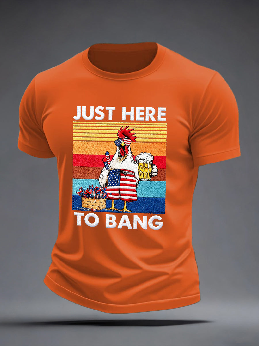 Men's Just Here To Bang T-Shirt