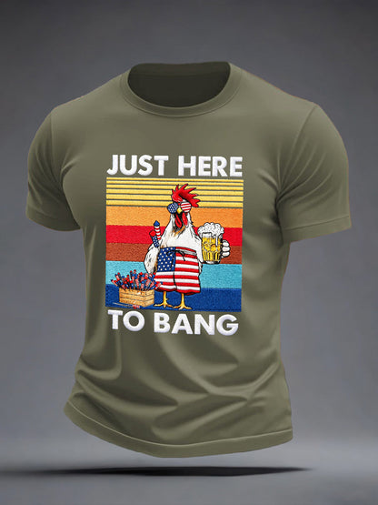 Men's Just Here To Bang T-Shirt