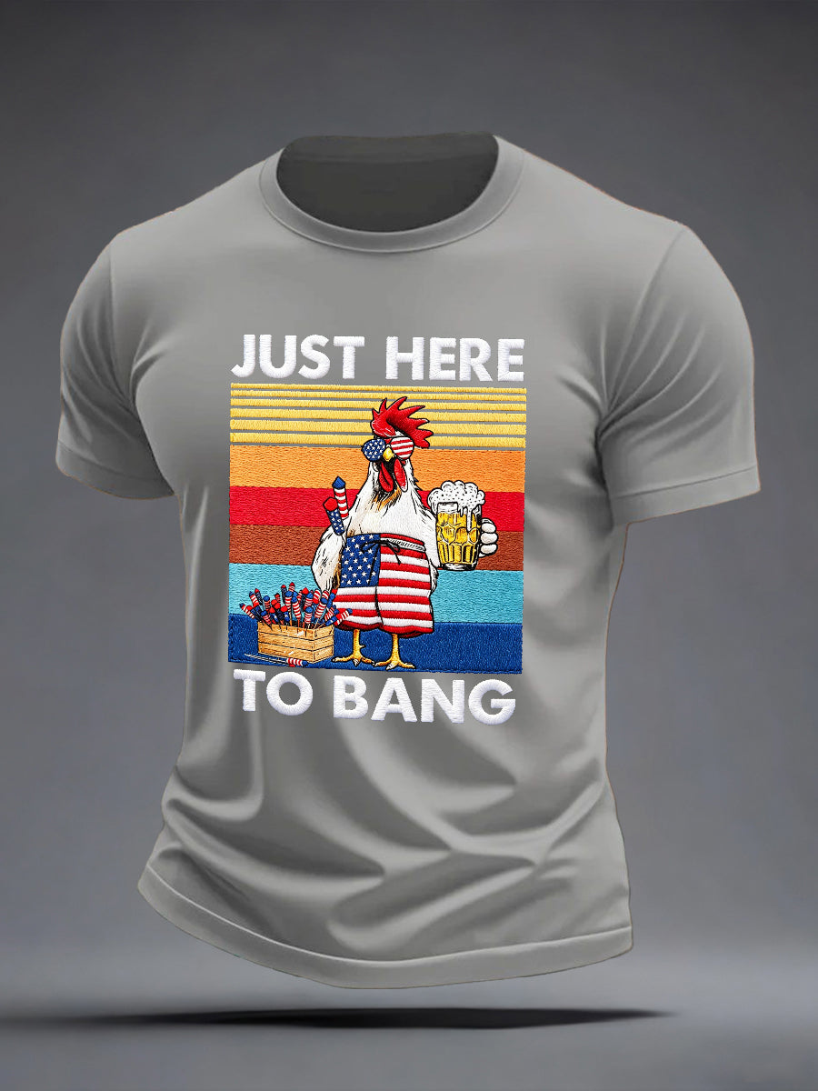 Men's Just Here To Bang T-Shirt