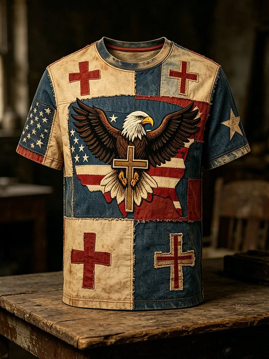 Men's America Printed T-shirt