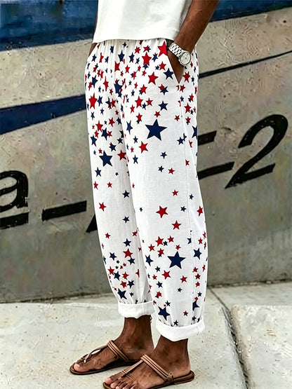 Women's Independence Day Print Pants