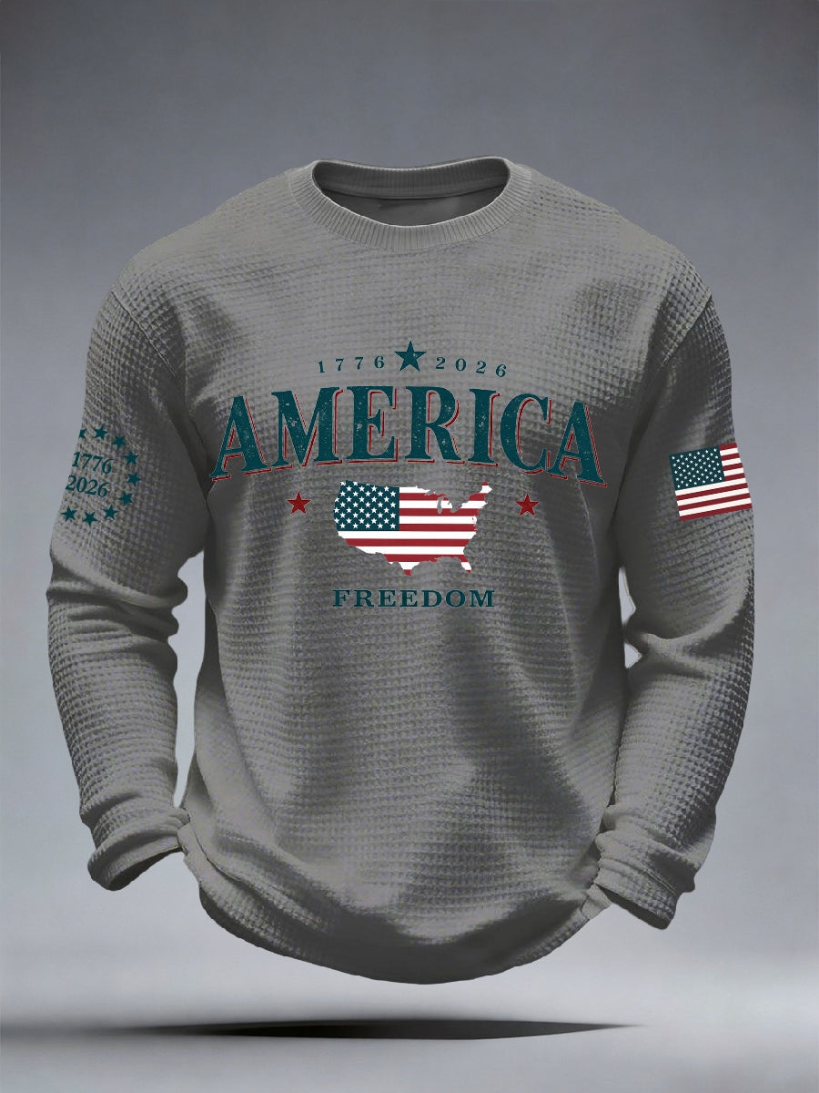 Men's America 1776-2026 Long-Sleeve T-Shirt