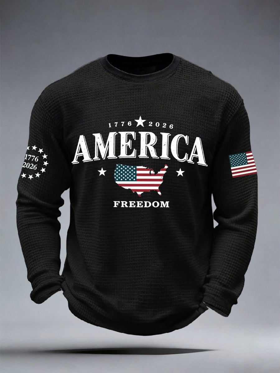 Men's America 1776-2026 Long-Sleeve T-Shirt