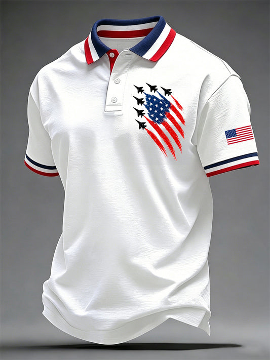 Men's Independence Day Print Polo